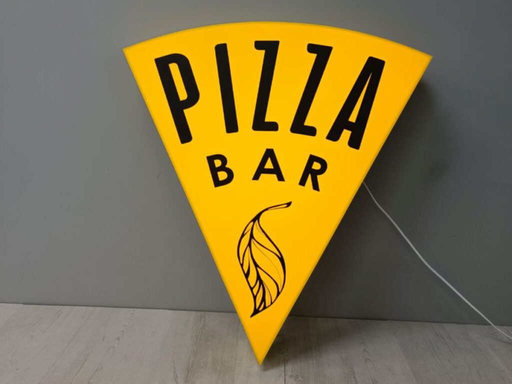 Фігурний лайтбокс Pizza Bar