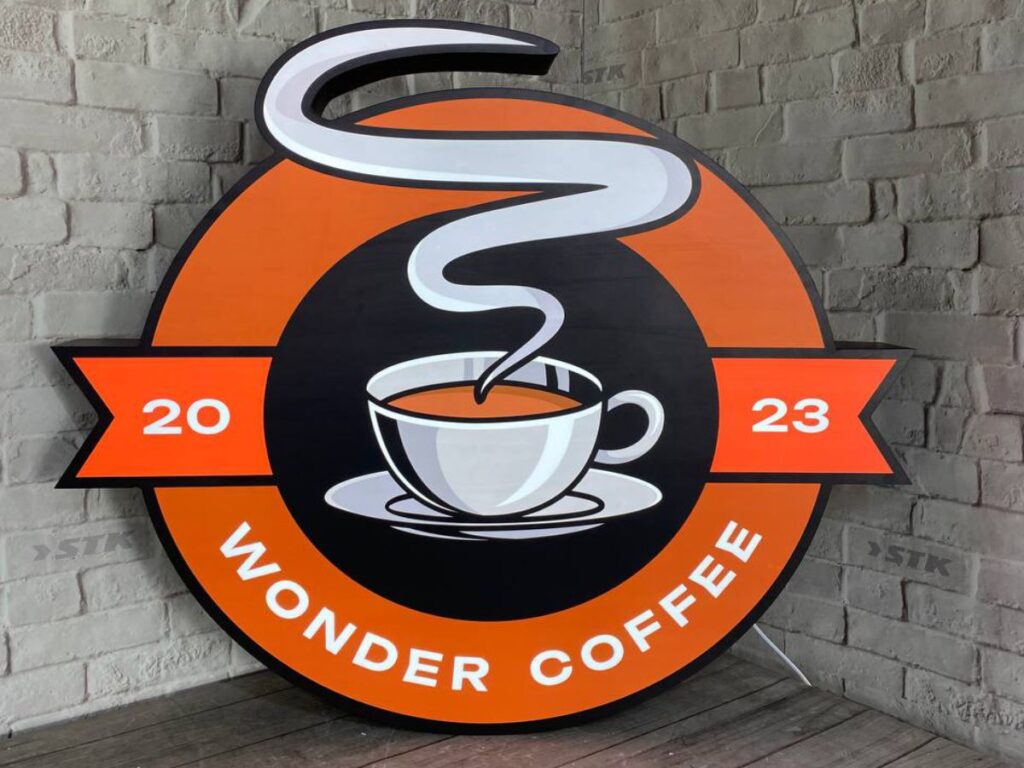 Фігурний лайтбокс Wonder Coffee